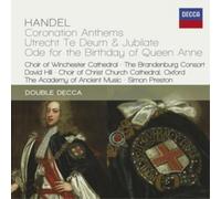 George Frideric Handel: Coronation Anthems/Utrecht Te Deu (CD) (Importación USA)
