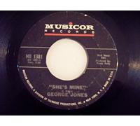 GEORGE JONES - GEORGE JONES - she's mine/ no blues is good news MUSICOR 1381 (45 single vinyl record)