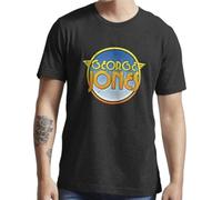 George Jones Lightning and Other Favorites I Am What I Am Vintage T ShirtBlack3XL