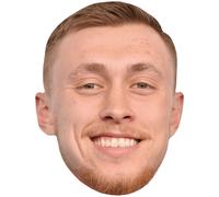 George Kittle (Smile) Big Head. Máscara más grande que la vida.