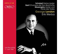 George London : Lieder de Schubert et Duparc. Werba, Ulanowsky.