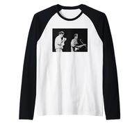 George Michael Andrew Ridgeley Wham! Vivir en Escocia 1983 Camiseta Manga Raglan