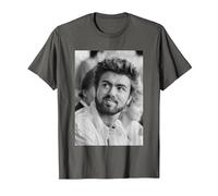 George Michael en Live Aid Wembley Stadium Soy tu Hombre 1985 Camiseta, Hombre, Asfalto, M