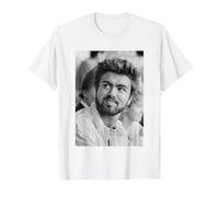 George Michael en Live Aid Wembley Stadium Soy tu Hombre 1985 Camiseta, Hombre, Blanco, 3XL