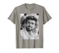 George Michael en Live Aid Wembley Stadium Soy tu Hombre 1985 Camiseta, Hombre, Pizarra, L