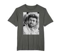 George Michael en Live Aid Wembley Stadium Soy tu Hombre 1985 Camiseta, Hombre Tallas Grandes, Asfalto, 6X Alto