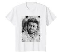George Michael en Live Aid Wembley Stadium Soy tu Hombre 1985 Camiseta, Niños, Blanco, 3 años