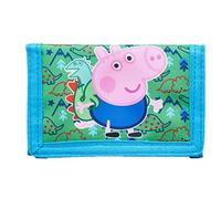 George Pig - Cartera plegable para niños, color verde, Green, Moderno