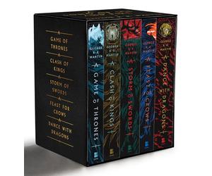 George R. R. Martin's A Game of Thrones 5-Book Boxed Set (Song of Ice and Fire Series): A Game of Thrones, A Clash of Kings, A Storm of Swords, A Feast for Crows, and A Dance with Dragons: 1-5