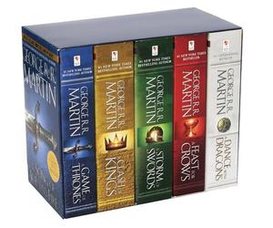 George R. R. Martin's A Game of Thrones 5-Book Boxed Set (Song of Ice and Fire Series): A Game of Thrones, A Clash of Kings, A Storm of Swords, A Feast for Crows, and A Dance with Dragons