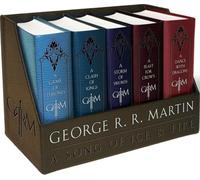 George R. R. Martin's A Game of Thrones Leather-Cloth Boxed Set (Song of Ice and Fire Series): A Game of Thrones, A Clash of Kings, A Storm of Swords, A Feast for Crows, and A Dance with Dragons: 1-5