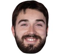 George Robinson (Beard) Big Head. Máscara más grande que la vida.