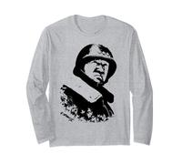 George S. Patton Ejército de los Estados Unidos WW2 General Manga Larga