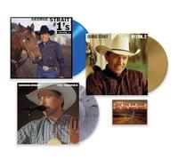 George Strait #1's George Strait Colección completa de colores: Volumen 1, azul, volumen 2, dorado, volumen 3, ahumado, incluye tarjeta de arte adicional