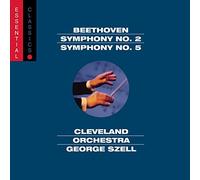 George Szell Beethoven: Symphony No. 2, Symphony No. 5 Es (CD) (Importación USA)