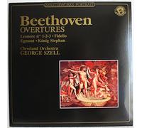 George Szell - CBS - CBS 60255: Beethoven Overtures - Fidelio, Leonore No 1 to 3, Egmont, Konig Stephan (le Roi Etienne): George Szell: Cleveland Orchestra: Vinyl LP