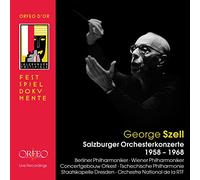 George Szell : Concerts d'orchestre de Salzbourg, 1958-1968. Firkusny, Curzon.