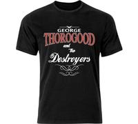 George Thorogood and The Destroyers Rock and Roll T Shirt Black 3XL