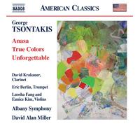 George Tsontaki George Tsontakis: Anasa/True Colors/Unfor (CD) (Importación USA)