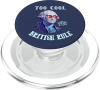 George Washington 4th July Too Cool for British Rule PopSockets PopGrip para MagSafe