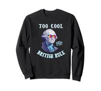 George Washington 4th July Too Cool for British Rule Sudadera