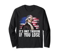 George Washington 4th of July It’s Only Treason If You Lose Manga Larga