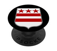 George Washington Bandera DE Washington D.C PopSockets PopGrip Adhesivo