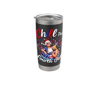 George Washington Chill The Fourth Out Funny July 4th Vaso térmico de acero inoxidable de doble pared