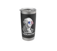 George Washington Eres bienvenido George Washington Vaso térmico de acero inoxidable de doble pared