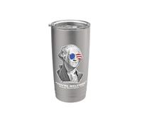 George Washington Eres bienvenido George Washington Vaso térmico de acero inoxidable de doble pared