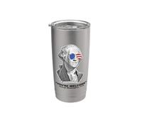 George Washington Eres bienvenido George Washington Vaso térmico de acero inoxidable de doble pared