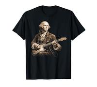 George Washington Guitarra Eléctrica Arte Vintage Camiseta