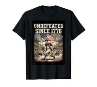 George Washington Invicto Desde 1776 Baseball USA Camiseta gráfica económica
