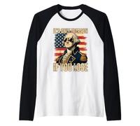 George Washington It's Only Treason If You Lose 4th of July Camiseta Manga Raglan