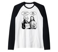 George Washington Jesus Bro Same Funny Meme Political Humor Camiseta Manga Raglan