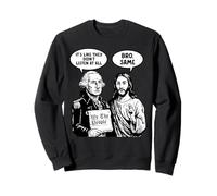 George Washington Jesus Bro Same Funny Meme Political Humor Sudadera