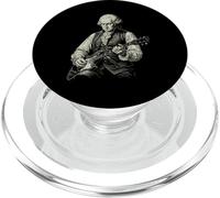 George Washington Presidente Tocando la Guitarra Retro Vintage PopSockets PopGrip para MagSafe