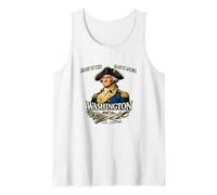 George Washington Primero en Guerra Paz Padre Fundador Camiseta sin Mangas