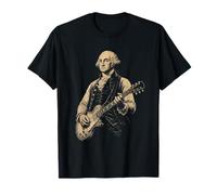 George Washington Rocker Music Guitar Camiseta