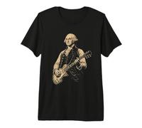 George Washington Rocker Music Guitar Camiseta Premium
