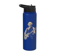 George Washington Rocker Music Guitar Stainless Steel Insulated Water Bottle