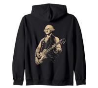 George Washington Rocker Music Guitar Sudadera con Capucha