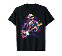 George Washington Tocando la Guitarra 250 años Cool EDM Music Camiseta