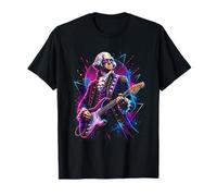 George Washington Tocando la Guitarra 250 años Cool Vaporwave Camiseta