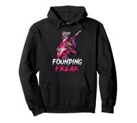 George Washington Undead Tocando la Guitarra Fundación Freak Music Sudadera con Capucha