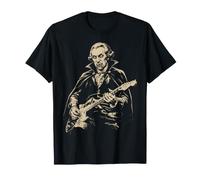 George Washington Vampiro Tocando la Guitarra Alt Goth Music Camiseta