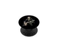 George Washington Vampiro Tocando la Guitarra Alt Goth Music PopSockets PopGrip Adhesivo