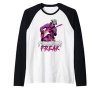 George Washington Zombie Tocando la Guitarra Fundación Freak Music Camiseta Manga Raglan
