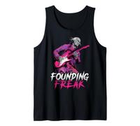 George Washington Zombie Tocando la Guitarra Fundación Freak Music Camiseta sin Mangas