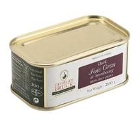 GEORGES BRUCK - FOIE GRAS de STRASBOURG, ALSACE - Duck Foie Gras - Rectangular tin - 200gr tin